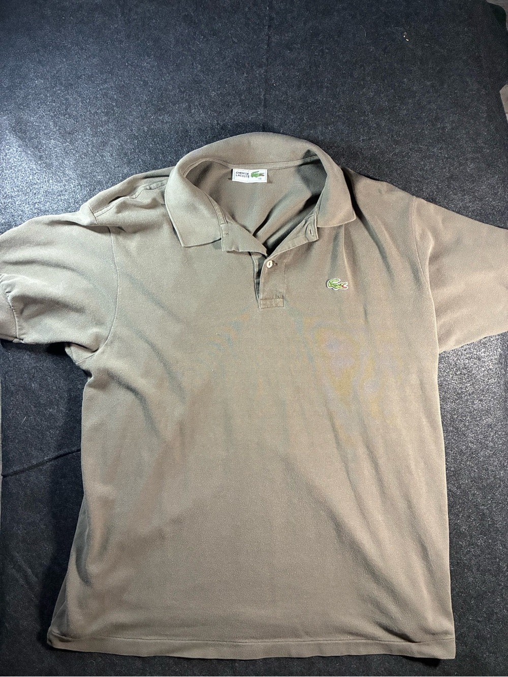 Lacoste Men's Short Sleeve Polo - Olive